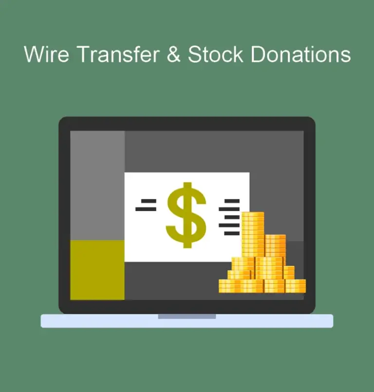 Wire Transfer Stock Donations
